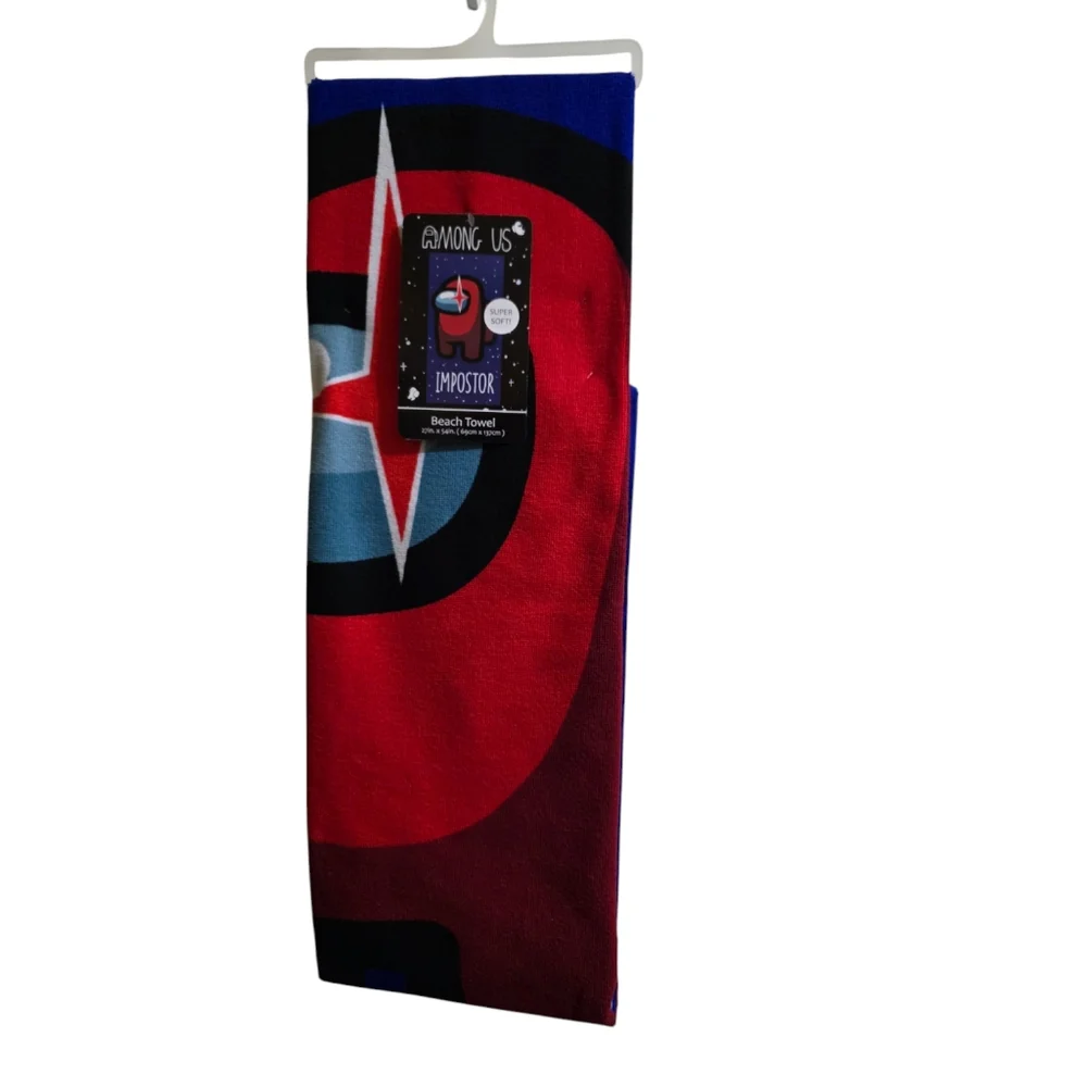 Among Us Impostor Absorbent Bath Beach Towel 27
